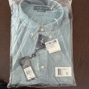 Ralph Lauren Men's Light Blue Casual Shirt